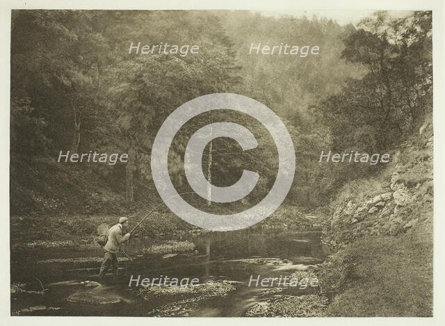 In Dove Dale. "Habet!", 1880s. Creator: Peter Henry Emerson.