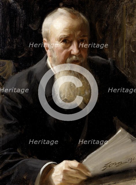 Carl Fredrik Liljevalch, 1837-1909, 1906. Creator: Anders Leonard Zorn.