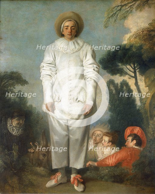 'Gilles - Pierrot', 1718-1719.  Artist: Jean-Antoine Watteau
