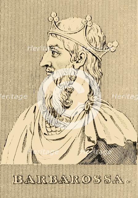'Barbarossa', (1122- 1190), 1830. Creator: Unknown.