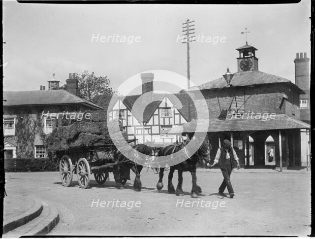 Market House, Market Square, Princes Risborough, Wycombe, Buckinghamshire, 1918. Creator: Katherine Jean Macfee.