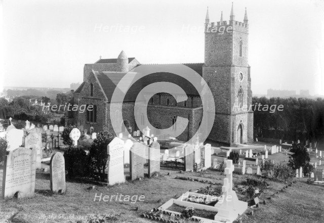 St Leonard's Church, Hythe, Kent, 1890-1910. Artist: Unknown