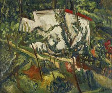 Maison de Clamart, c. 1918. Artist: Soutine, Chaim (1893-1943)