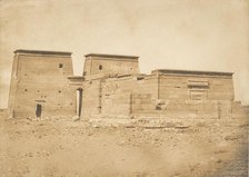 Vue générale du Temple de Dakkeh (Pselcis), prise au Nord, April 5, 1850. Creator: Maxime du Camp.