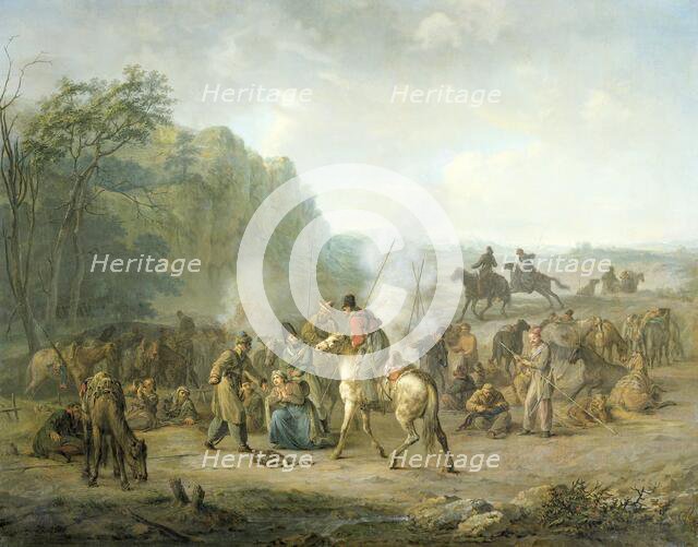 Cossack Bivouac, 1813, 1813-1814. Creator: Louis Moritz.