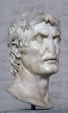 Bust of the Roman republican general Marius, 2nd century. Artist: Unknown
