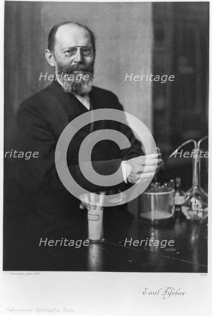 Emil Fischer, German organic chemist, 1904. Artist: Unknown