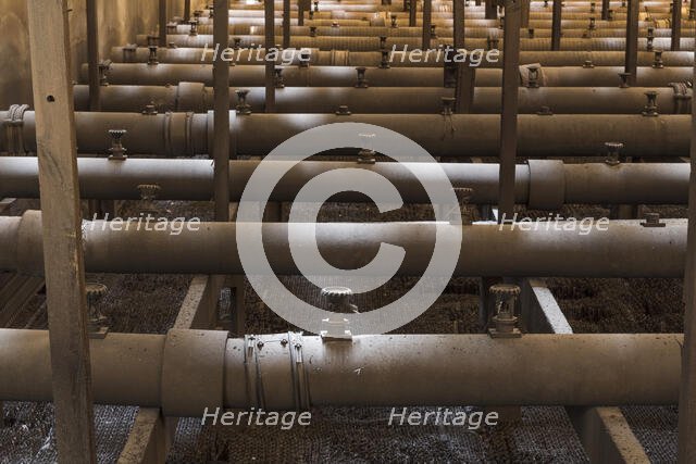 Pipework, Ferrybridge C Power Station, West Yorkshire, 2018. Creator: Steven Baker.