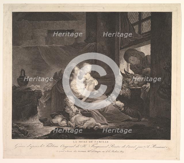 La Mere de Famille.n.d. Creator: Antoine Louis Romanet.