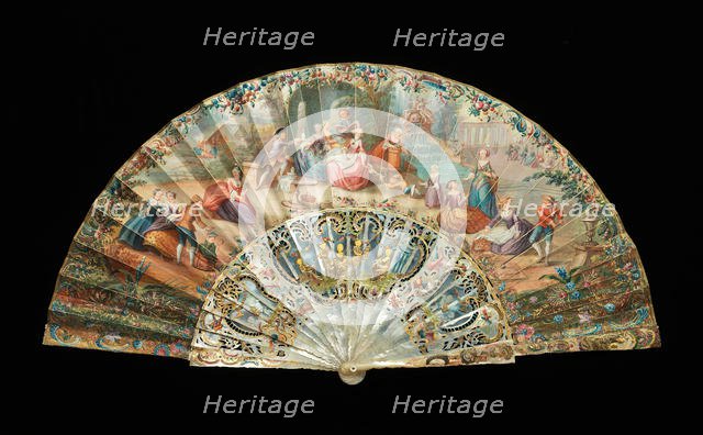 Fan, 1870-90. Creator: Unknown.