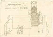 Plan and Elevation of the Church of the Madonna's Sepulchre, 1619. Creator: Jacques Callot.