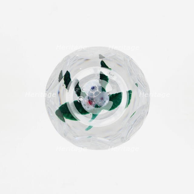 Paperweight, New York City, c. 1880. Creator: Gilliland Glass Manufactory.