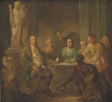 Homage to Benjamin Franklin, 1790-1799. Creator: Christian August Lorentzen.