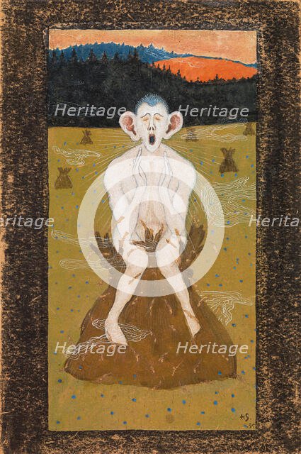 Frost, 1895. Creator: Simberg, Hugo (1873-1917).