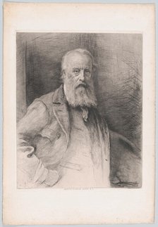 James Clarke Hook, RA, 1884., 1884. Creator: Otto Theodor Leyde.