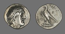 Tetradrachm (Coin) Portraying Ptolemy I Soter, 305-284 BCE and later. Creator: Unknown.