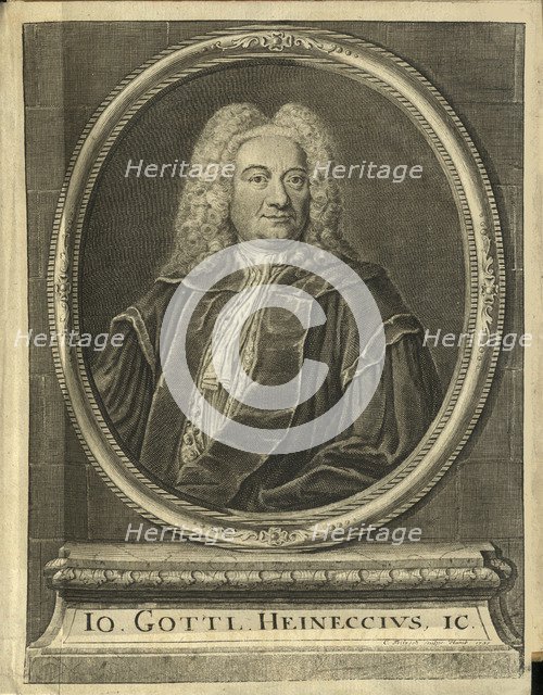 Portrait of Johann Gottlieb Heineccius (1681-1741) , 1744.