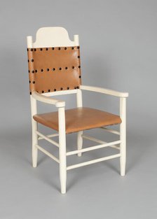 Armchair (part of a set), c. 1885. Creators: Matthew Meier, Ernest Hagen.