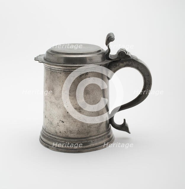 Covered mug, 1800/50. Creator: Unknown.