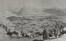 View of the city from the Citadel, Kabul, Afghanistan, 1878.  Creator: Andrés Ovejero.
