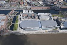 Liverpool Echo Arena and Wapping Dock, Liverpool, 2015. Creator: Historic England.