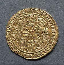 Noble (reverse), 1363-1369. Creator: Unknown.