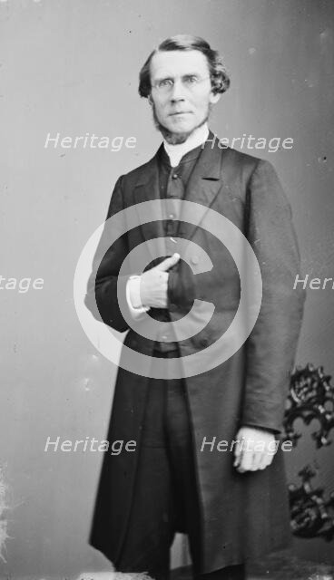 Rev. P.F. Stearns, between 1855 and 1865. Creator: Unknown.