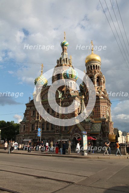 Church of the Saviour on Blood, St Petersburg, Russia, 2011. Artist: Sheldon Marshall