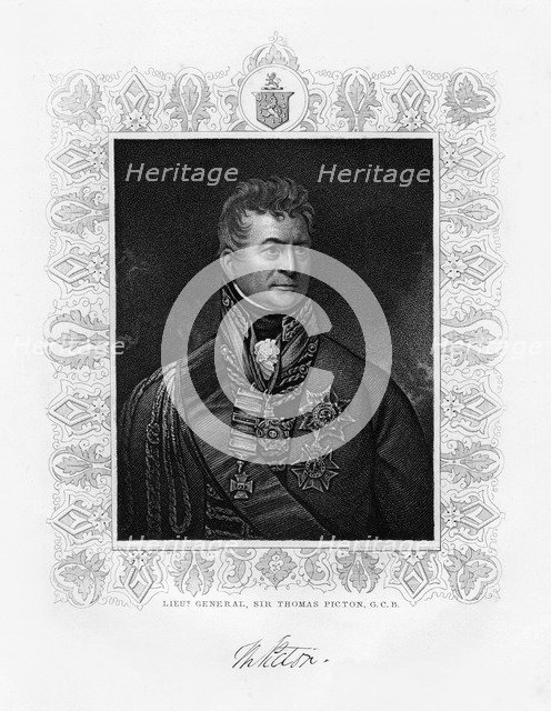 Sir Thomas Picton, British military leader, 19th century. Artist: Unknown