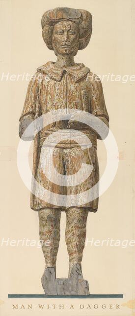 Circus Wagon Figure, c. 1938. Creator: John Matulis.