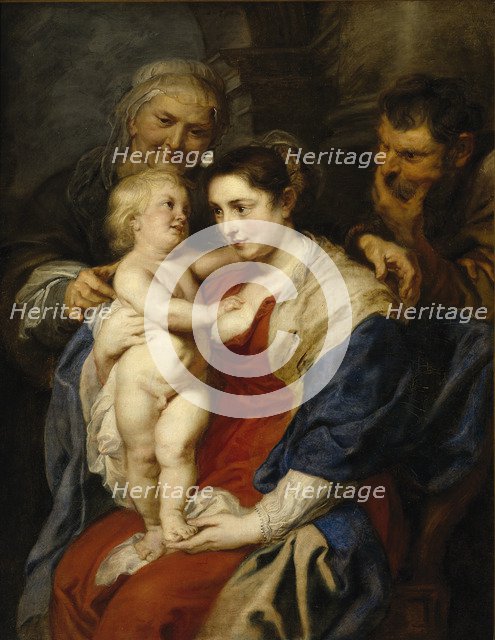 The Holy Family with Saint Anne, 1626-1630. Artist: Rubens, Pieter Paul (1577-1640)