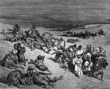 'Pestilence', one of the Seven Plagues of Egypt, 1866. Artist: Gustave Doré