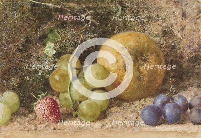 'Fruit piece', c1855. Artist: William Henry Hunt.