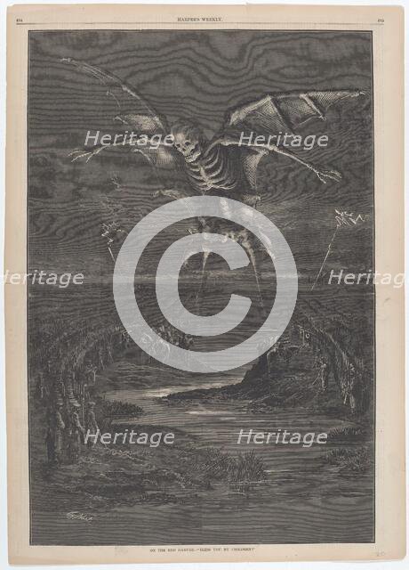 On the Red Danube - "Bless You, My Children!", 1877. Creator: Thomas Nast.