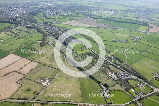 Caen Hill Locks on the Kennet and Avon Canal, Devizes, Wiltshire, 2015. Creator: Historic England.