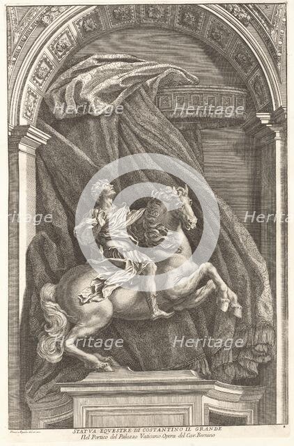 Statue of Constantine, 1704-1742. Creator: Francesco Faraone Aquila.