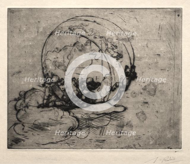 Cupids Leading the World, 1881. Creator: Auguste Rodin (French, 1840-1917).