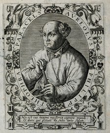 Philippus Theophrastus Aureolus Bombastus von Hohenheim (Paracelsus), 1645. Creator: Bry, Theodor de (1528-1598).