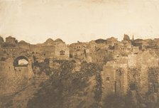 Vue de la Piscine Probatique et d'un quartier de Jérusalem, August 1850. Creator: Maxime du Camp.