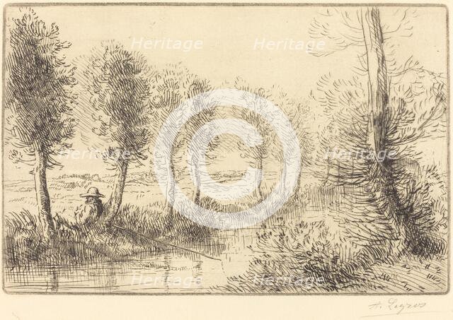 Near the Mill (Pres du moulin). Creator: Alphonse Legros.