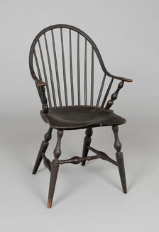 Windsor Armchair, 1752/87. Creator: J.M. Hasbrouck.
