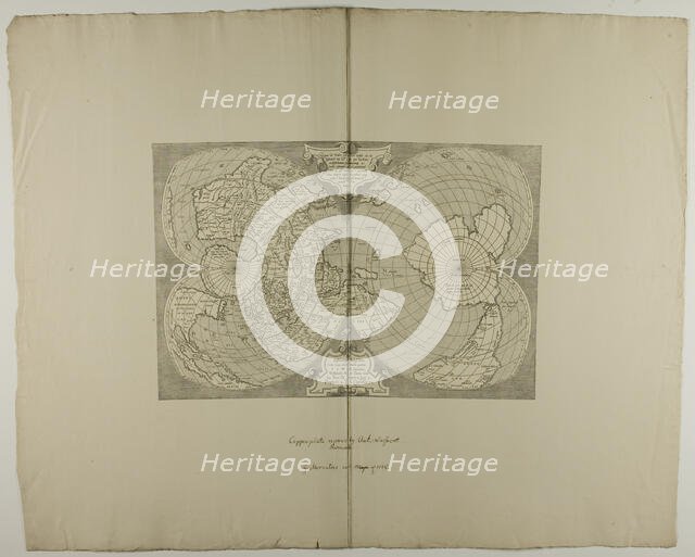 Map of Rome, 1538, reprinted 1889. Creator: Unknown.