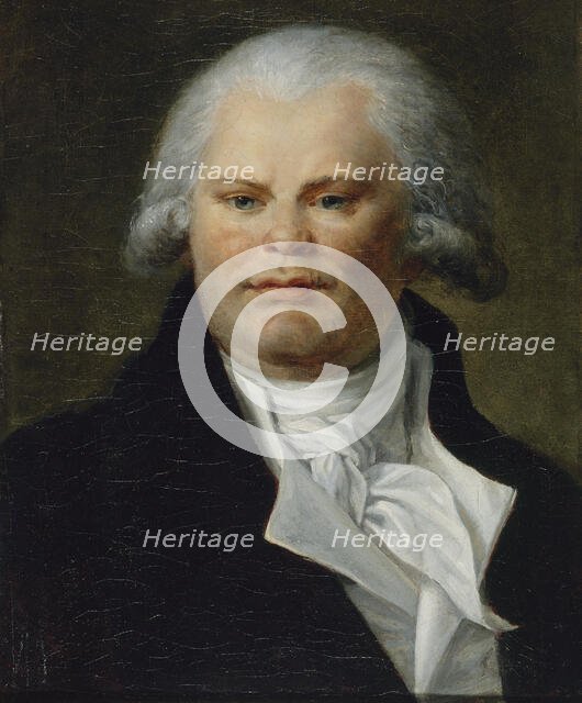 Portrait of Georges Danton (1759-1794), speaker and politician, c1790. Creator: Constance Marie Charpentier.