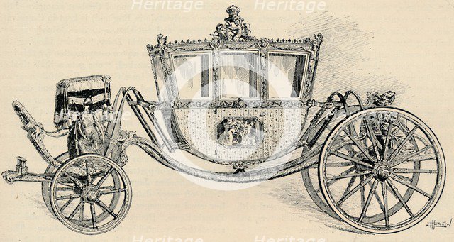 'The Irish Lord Chancellor's Carriage, (South Kensington)', 1886. Artist: E H Fitchen.