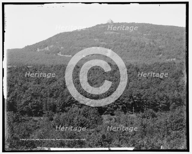 Mt. Tom and Mountain Park from the east, Holyoke, Mass., between 1900 and 1915. Creator: Unknown.