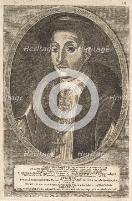 Adalbert (Wojciech) Radziwill (c1476-1519). From: Icones Familiae Ducalis Radivilianae, 1758.