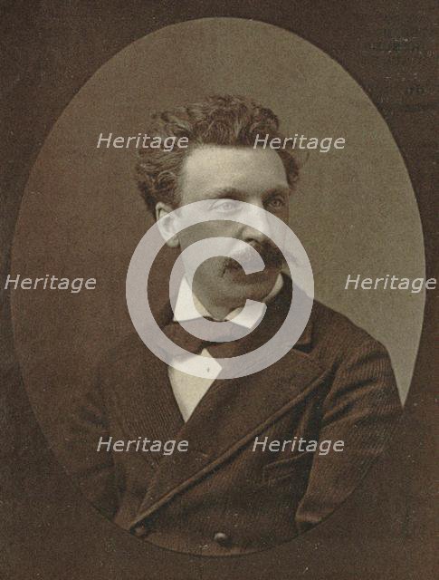 Portrait of the Composer Victorin de Joncières (1839-1903). Creator: Anonymous.