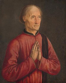 Portrait of a Donor, c. 1470/1475. Creator: Anon.