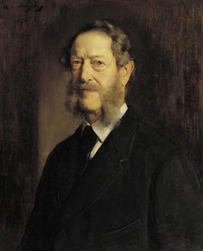 The poet Anastasius Grün (alias Anton Alexander Graf von Auersperg), 1876. Creator: Heinrich von Angeli.