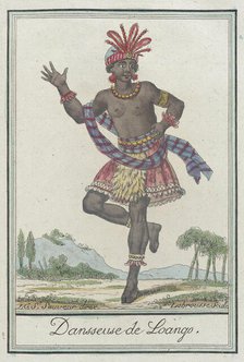 Costumes de Differents Pays, 'Dansseuse de Loango', c1797. Creators: Jacques Grasset de Saint-Sauveur, LF Labrousse.